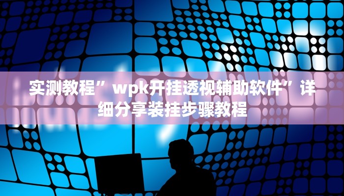 实测教程”wpk开挂透视辅助软件”详细分享装挂步骤教程