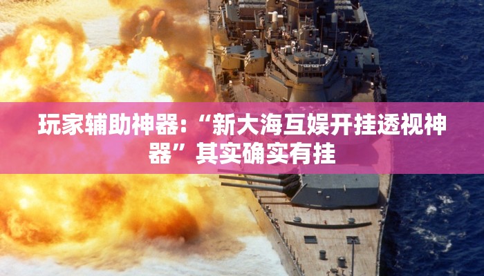 玩家辅助神器:“新大海互娱开挂透视神器”其实确实有挂